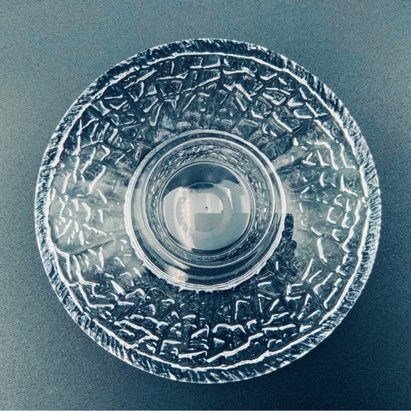 “ORREFORS•DISCUS” FROM SWEDEN 🇸🇪 CLEAR CRYSTAL CANDLE HOLDER - Picture 6 of 7